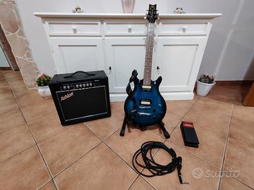 chitarra elettrica più amplificatore 