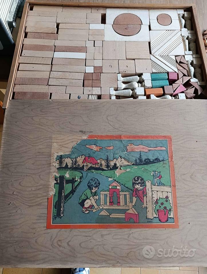 KABENFIS Blocchi da costruzione in legno Gioco a torre colorato con custodia per bambini, ragazzi e ragazze - Giochi e Prodotti per l'Età Evolutiva