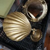 Applique  e Oblò in ottone marino