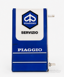 Insegna luminosa Piaggio Servizio vintage