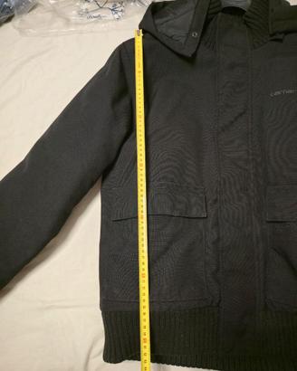 Giubbotto Carhartt nero con cappuccio