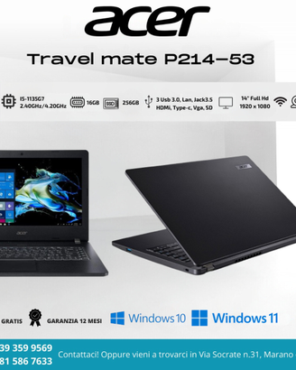 Acer Travelmate P214-53 i5-1135G7 16Gb 256Gb SSD