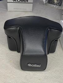 Macchina fotografica Rollei + accessori.