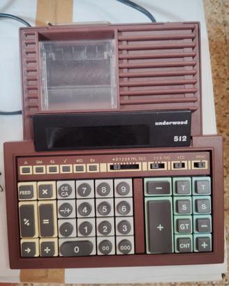 Calcolatrice under wood 512 Olivetti 