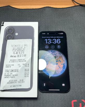 Iphone 16 128 gb Nero