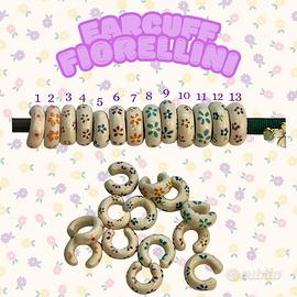 Earcuff in ceramica fatti a mano