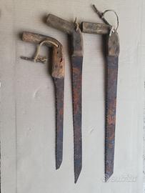 segacci antichi + ascia spaccalegna