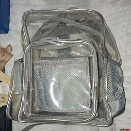 Zaino trasparente multi tasche – pratico e resiste