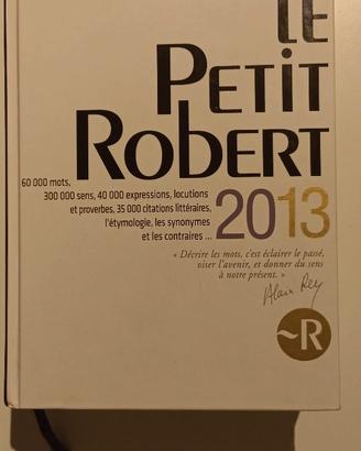 Dizionario monolingua francese Le Petit Robert