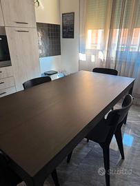 Tavolo nero 180×90