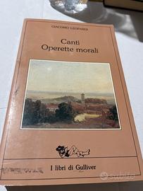 Canti operette morali Giacomo Leopardi