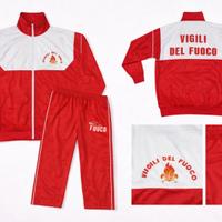 Tuta vintage baggy Vigili del Fuoco completa