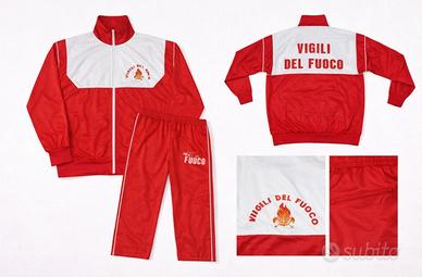Tuta vintage baggy Vigili del Fuoco completa