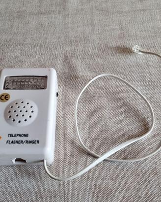 avvisatore sonoro e luminoso per telefono fisso