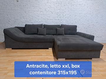 Divano xxl Design Penisola large con letto e box