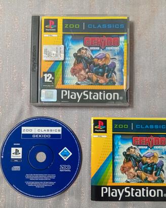 Gioco PS1 Gekido con custodia e libretto 