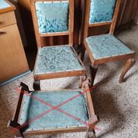 Coppia di sedie camera anni '30
