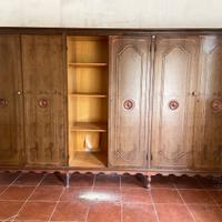 Armadio di legno Vintage