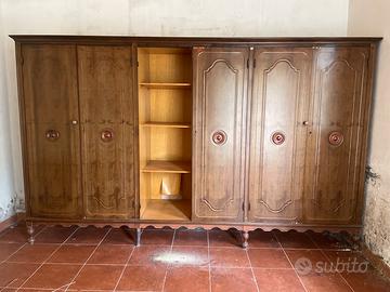 Armadio di legno Vintage