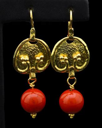 ORECCHINI MISSONI PENDENTI IN ORO GIALLO 18 KT 750