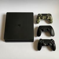 Playstation 4 Slim 1TB + 3 Joystick