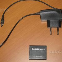 Batteria, caricabatteria e auricolare per Samsung