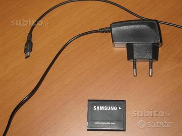 Batteria, caricabatteria e auricolare per Samsung
