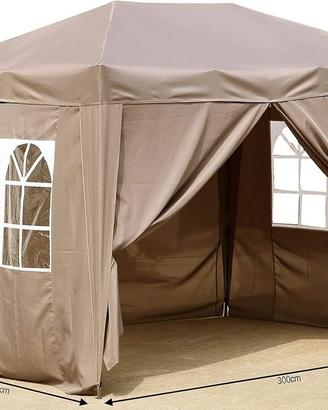 GAZEBO PIEGHEVOLE 3X2 Stand Mercatini Fiere Eventi