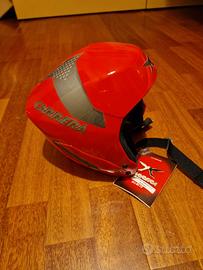 Casco Sci rosso Bambino, nuovo con etichette