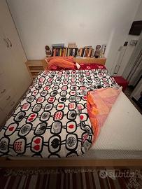 Letto matrimoniale con doppio materasso
