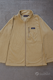 pile/fleece patagonia beige taglia M nuovo