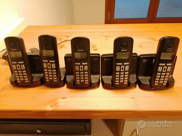 5 telefoni portatili gigaset 