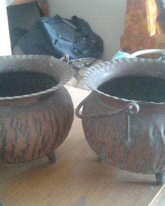 coppia portavaso vintage 