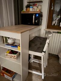 Penisola + sgabelli Ikea nordviken