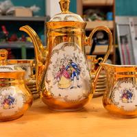Set da caffè bavaria oro