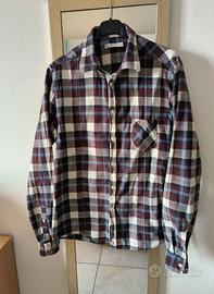 Camicia a quadri in flanella Aglini taglia L
