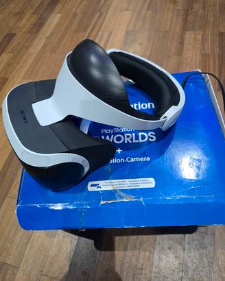 PlayStation VR PS4 + VR Worlds – Completo