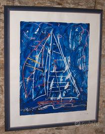 serigrafia dì Mario Schifano 