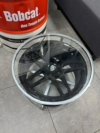 Tavolino con cerchio in lega PORSCHE