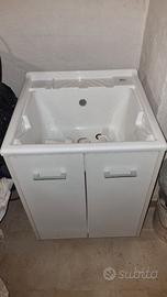 Mobile lavanderia bianco 60x60
