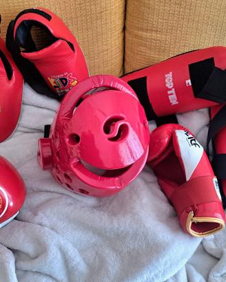 ATTREZZATURA COMPLETA TAEKWONDO BAMBINO 9-12 ANNI