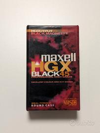 Videocassetta VHS Maxell HGX Black 45