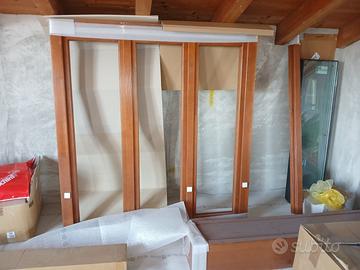 Finestra nuova in legno 195x100cm