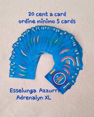 Cards Esselunga Azzurri Adrenalyn 