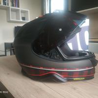 Casco Shoei GT-AIR 2, nero/rosso (Taglia L)