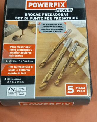 set di punte per fresatrice 