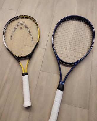 coppia di racchette tennis