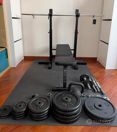 Home Gym completa Decathlon + 90,5 kg di pesi