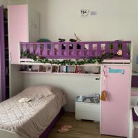 Cameretta Soppalco 3 letti Moretti Compact