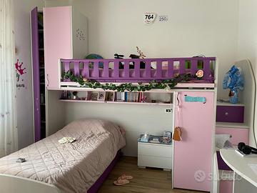 Cameretta Soppalco 3 letti Moretti Compact